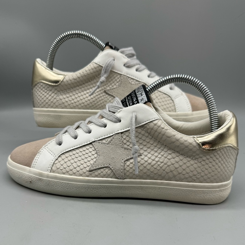 VINTAGE HAVANA Womens Kate Snake Lace Up Sneakers Shoes Casual Women Size 8